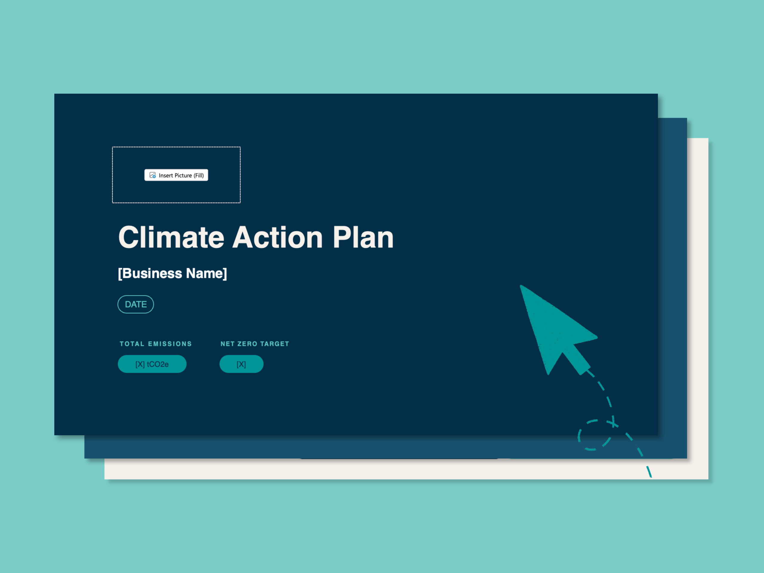 climate action plan ppt template